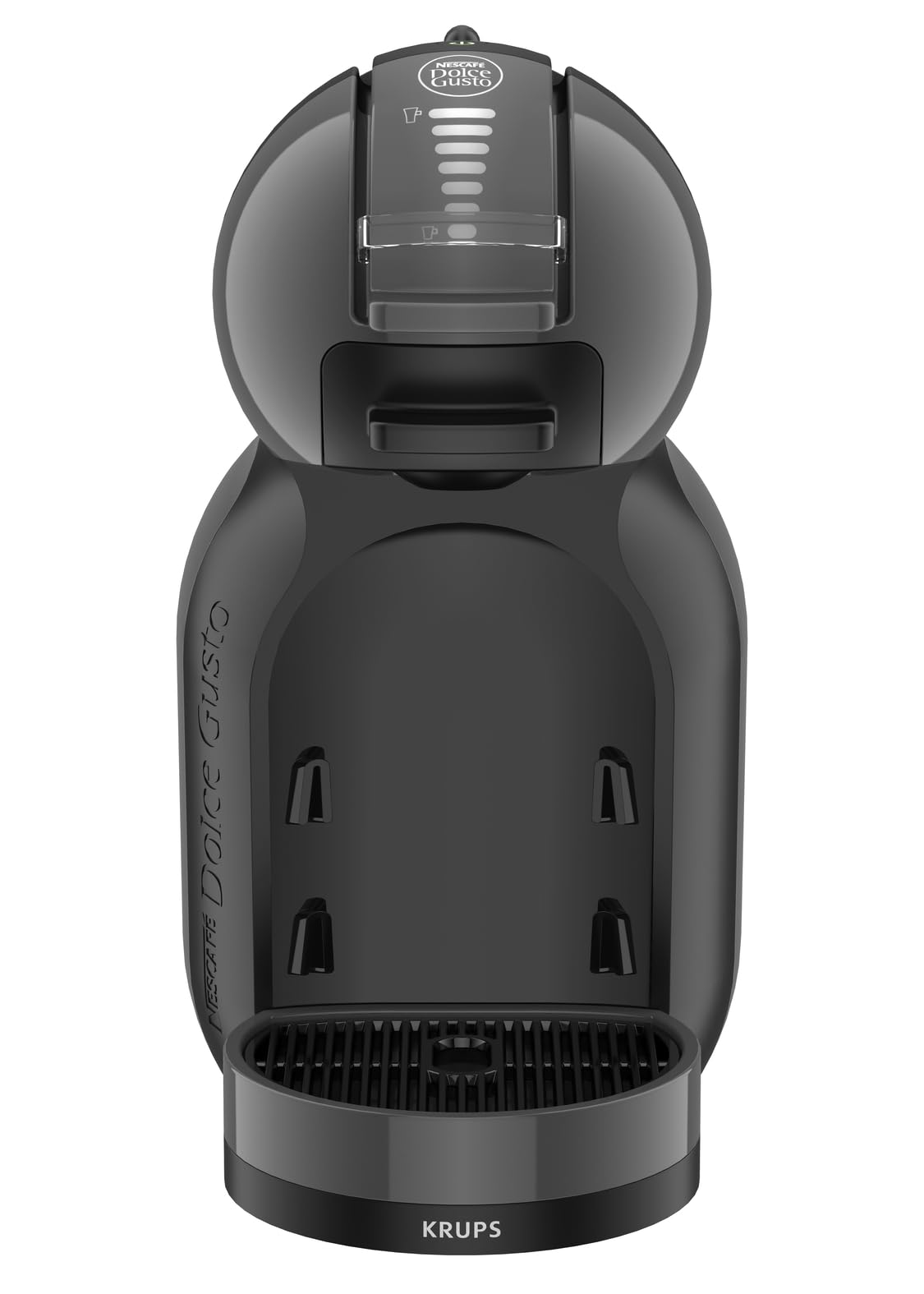 Opalineo - Dolce Gusto Machine à café, Cafetière capsules, Pression 15 bars, Qualité professionnelle, Large choix de boissons chaudes ou froides, Mini Me, Noir/Gris YY1500FD
