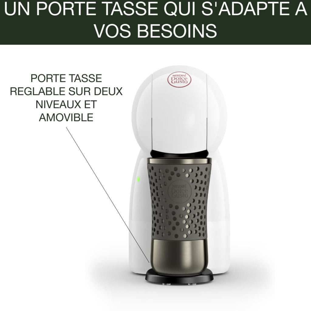 Opalineo Exclusive - Dolce Gusto Machine à café capsules, 15 bars, Multi-boissons, , Piccolo XS, KP1A3110, Blanc / Rouge