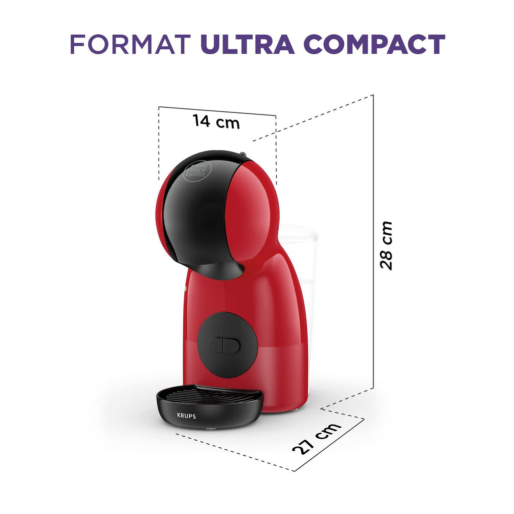 Opalineo Exclusive - Dolce Gusto Machine à café capsules, Pression 15 Bars, Piccolo XS Rouge KP1A3510