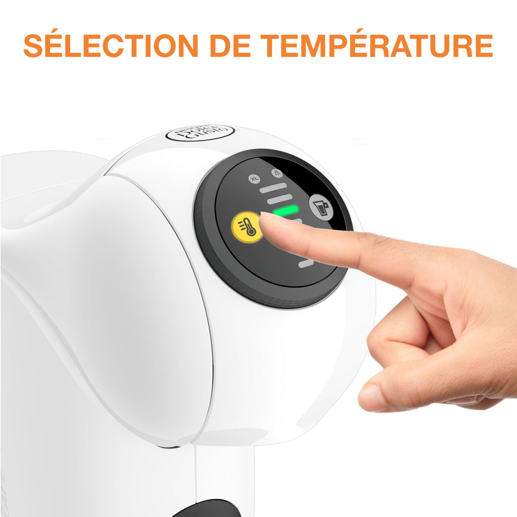 Opalineo Exclusive - Dolce Gusto, Machine à café dosettes, Genio S KP243110, Blanche
