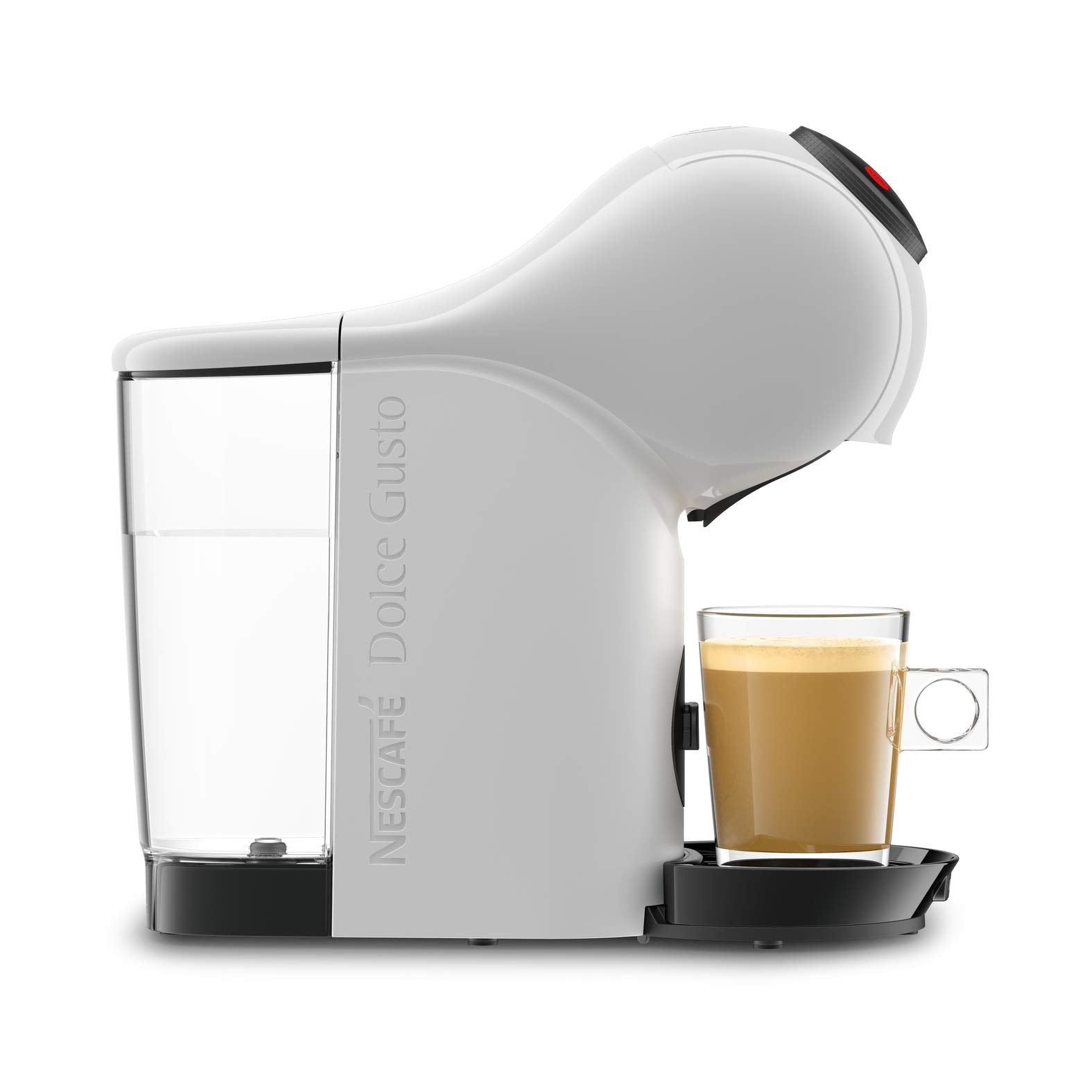 Opalineo - Dolce Gusto Machine à café, Cafetière capsules, Fonction XL, Intuitive, Genio S, Blanc, KP240110