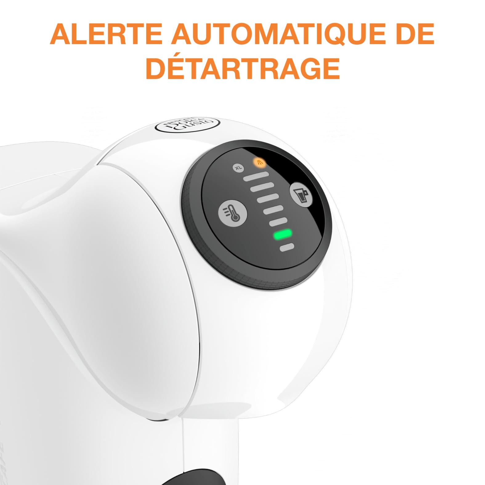 Opalineo Exclusive - Dolce Gusto, Machine à café dosettes, Genio S KP243110, Blanche
