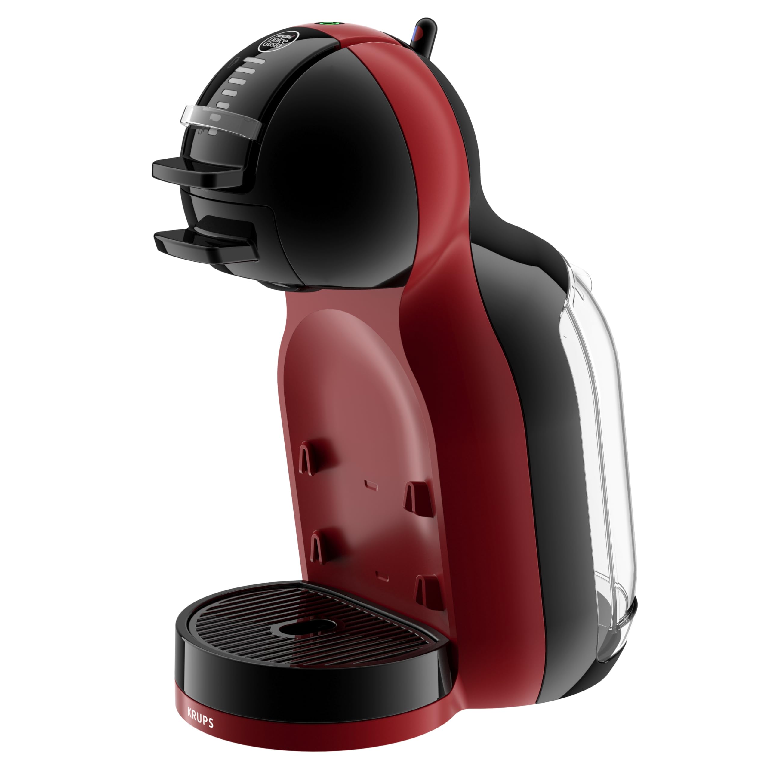 Opalineo - Dolce Gusto Mini Me, petite machine à café automatique à capsule, Rouge Cerise/Noir, KP123H